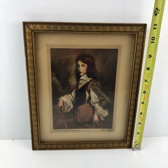 VINTAGE FINE ART Willian II Prince of Orange - Nassau by Sir Anthony Van Dyck